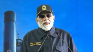 Modi celebrates Diwali along with India.