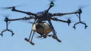Mysterious drone spotted in Jammu and Kashmir.