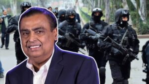 Who is responsible for Mukesh Ambani security?