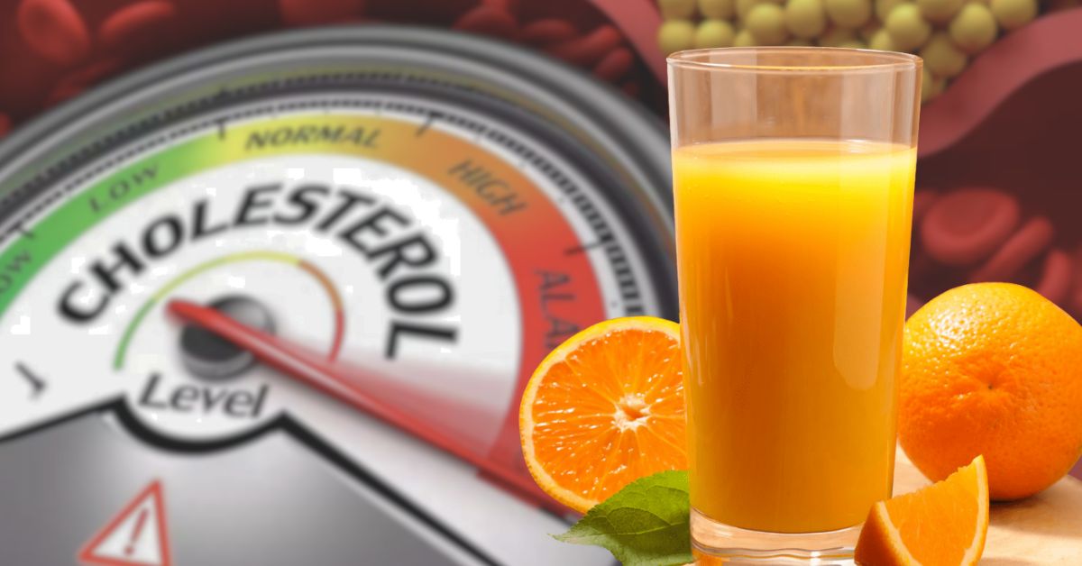 Health natural heart protection is hidden in orange juice not fat