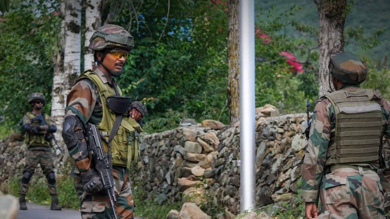 Mysterious drone spotted in Jammu and Kashmir.
