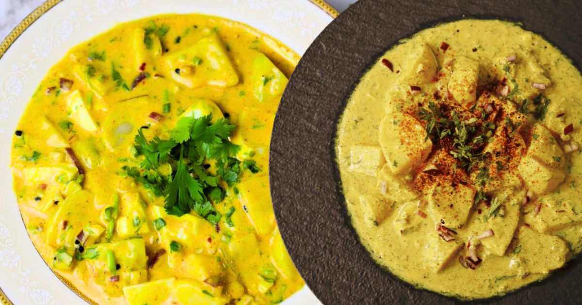 Recipe delicious egg chukauni made with sour yogurt and boiled eggs