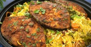 Recipe no more rice and fish problems just make fish pulao