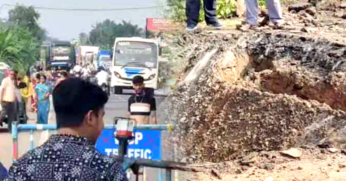 National Highway Kolkata-Digha route closed due to bridge collapse tourists in trouble