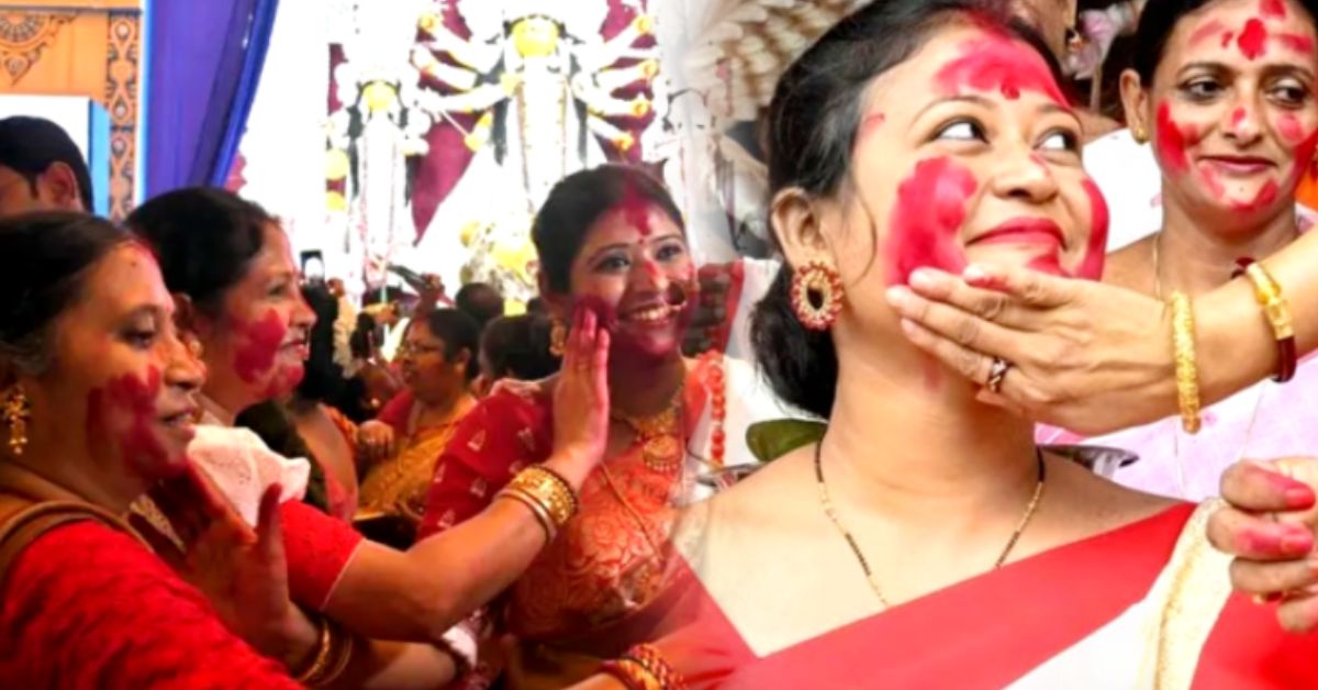 Durga Puja sindur of ruining your favorite white saree home remedies to remove vermilion stains