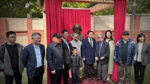 Statue of Rabindranath Tagore unveiled in China.