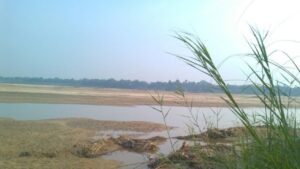 The Ganges water is drying up every second.