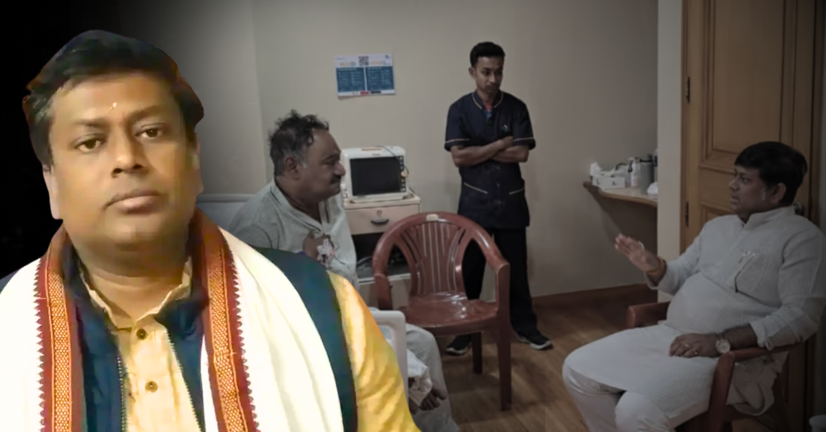 Sukanta Majumdar Visits Hospitalised BJP State President Samik Bhattacharya