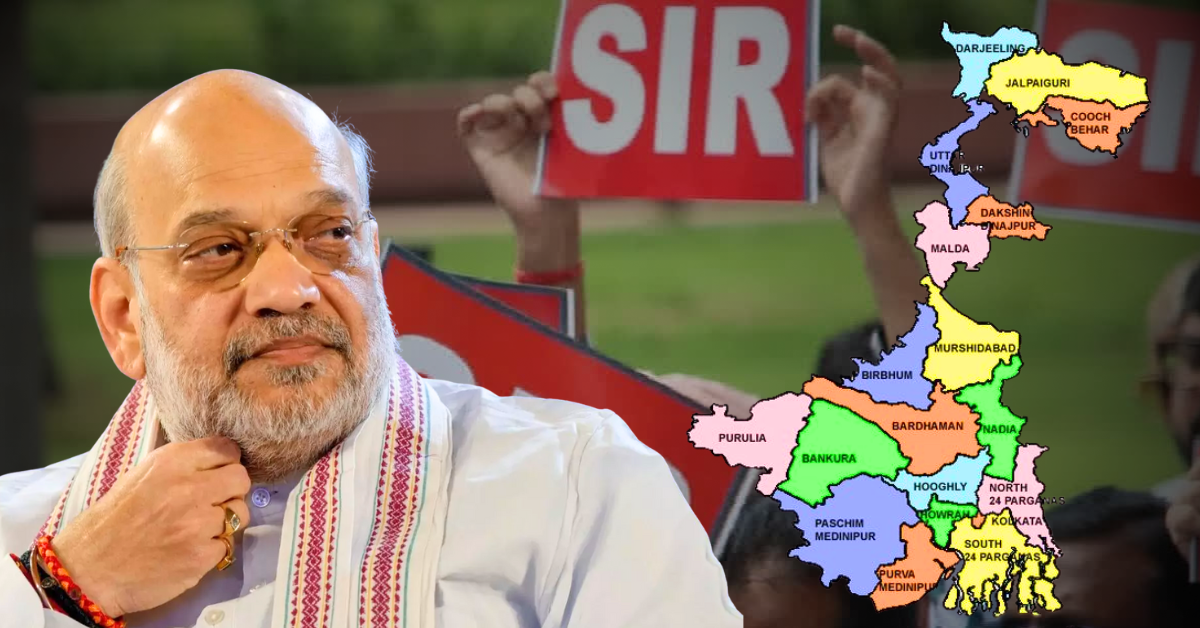 Amit Shah says SIR will be implemented in Bengal