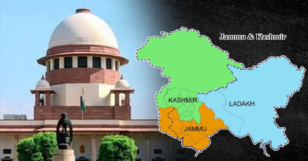Supreme Court Gives Centre Six Weeks to Reply on Jammu and Kashmir’s Statehood