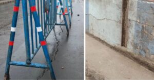 Howrah a sudden crack occurred on this risky bridge warning issued to passengers