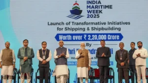 Narendra Modi attended India Maritime week 2025.