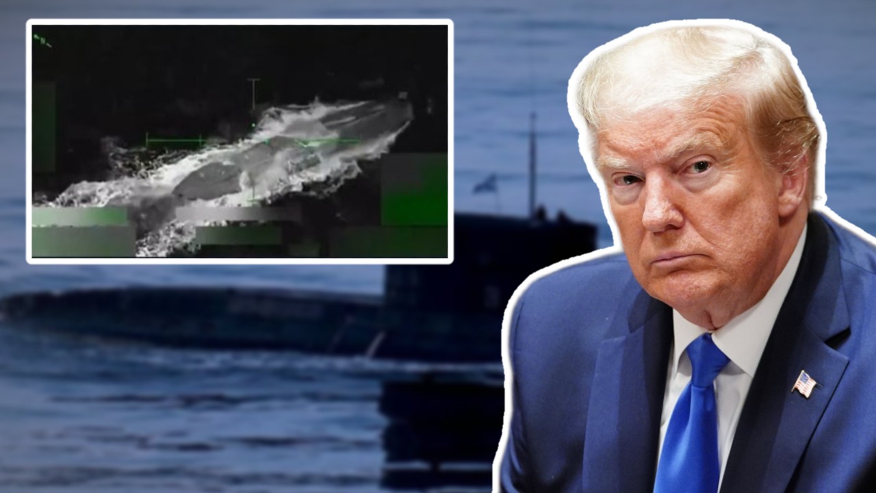 US military destroyed drug-laden submarine.