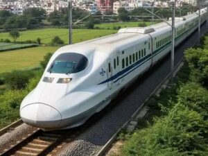 Bullet train will run between these two cities in India.