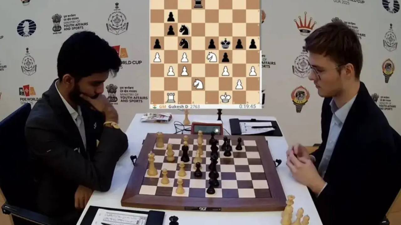 D Gukesh knocked out of FIDE World Cup.