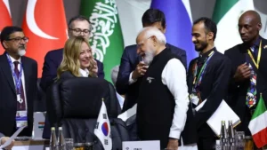 Narendra Modi and Meloni met at G20 Summit.