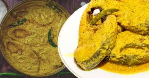 Recipe steamed hilsa in a new form mustard-coconut twist