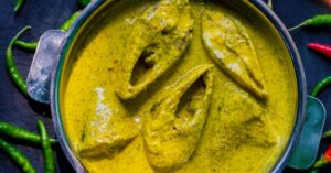 Recipe steamed hilsa in a new form mustard-coconut twist