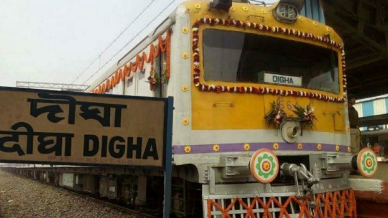 Indian railways increased special train time for digha 