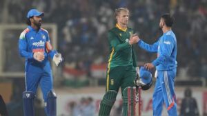 India National Cricket Team defeated South Africa in the first ODI.