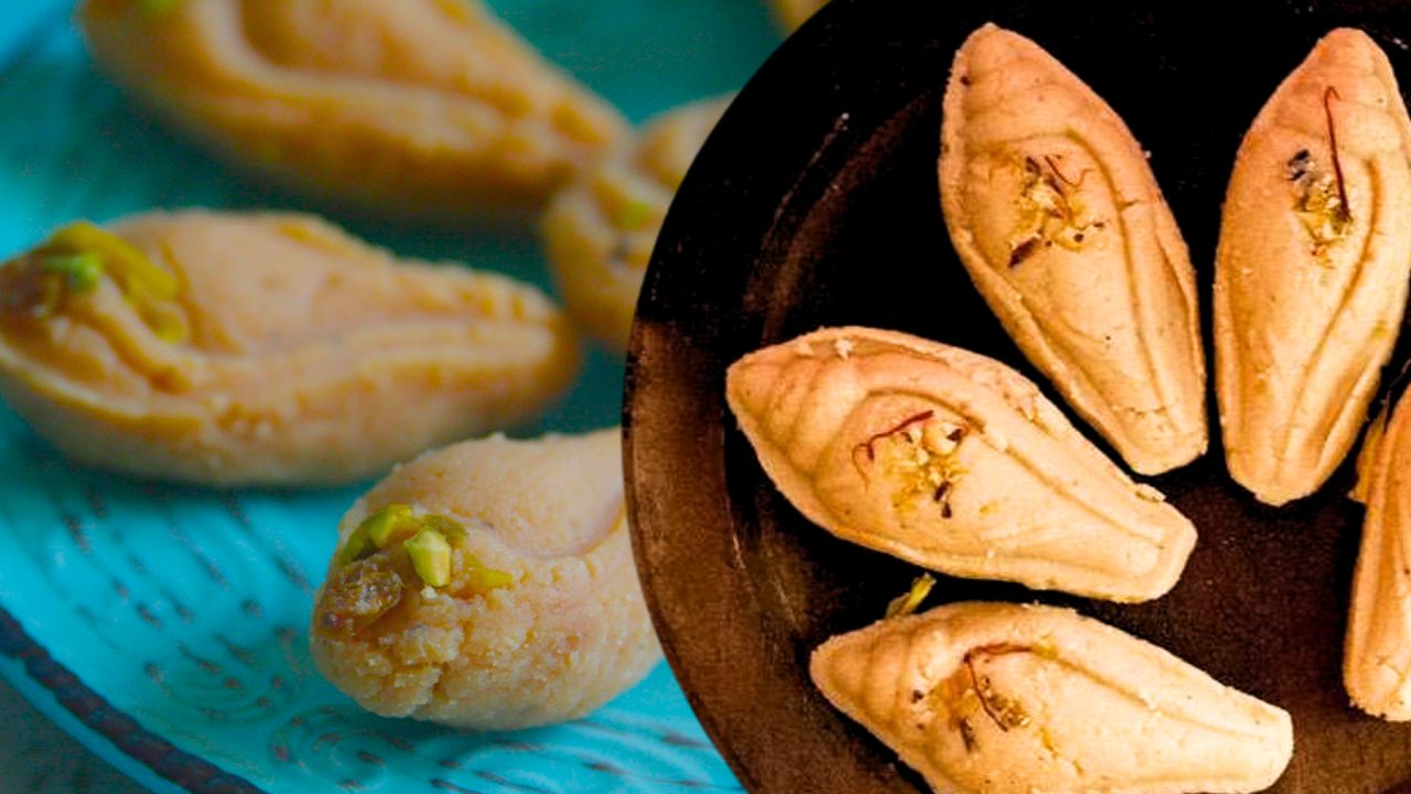 Recipe make Nolen Jaggery Sandesh at home with few ingredients in winter