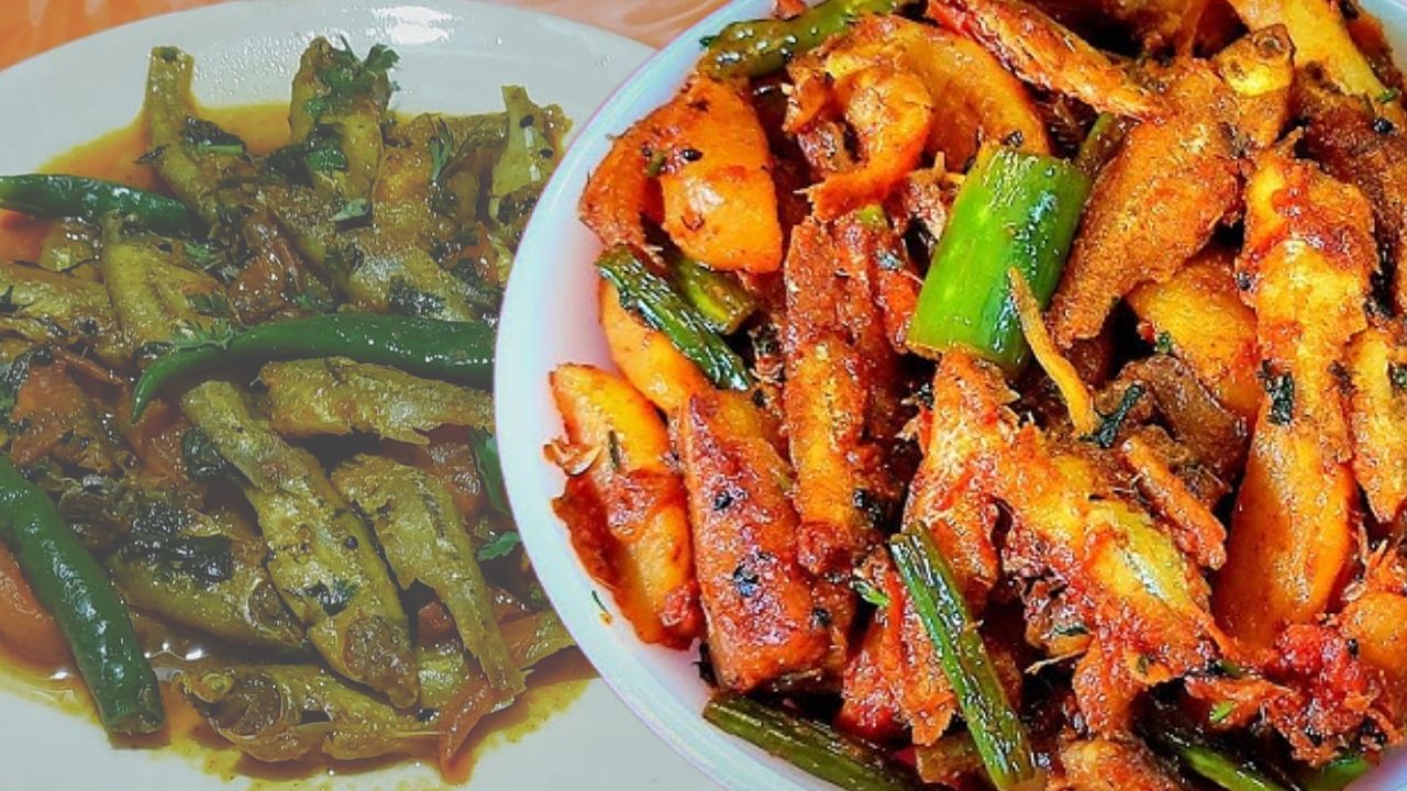 Recipe maurla Chachhari made with dried onion and garlic