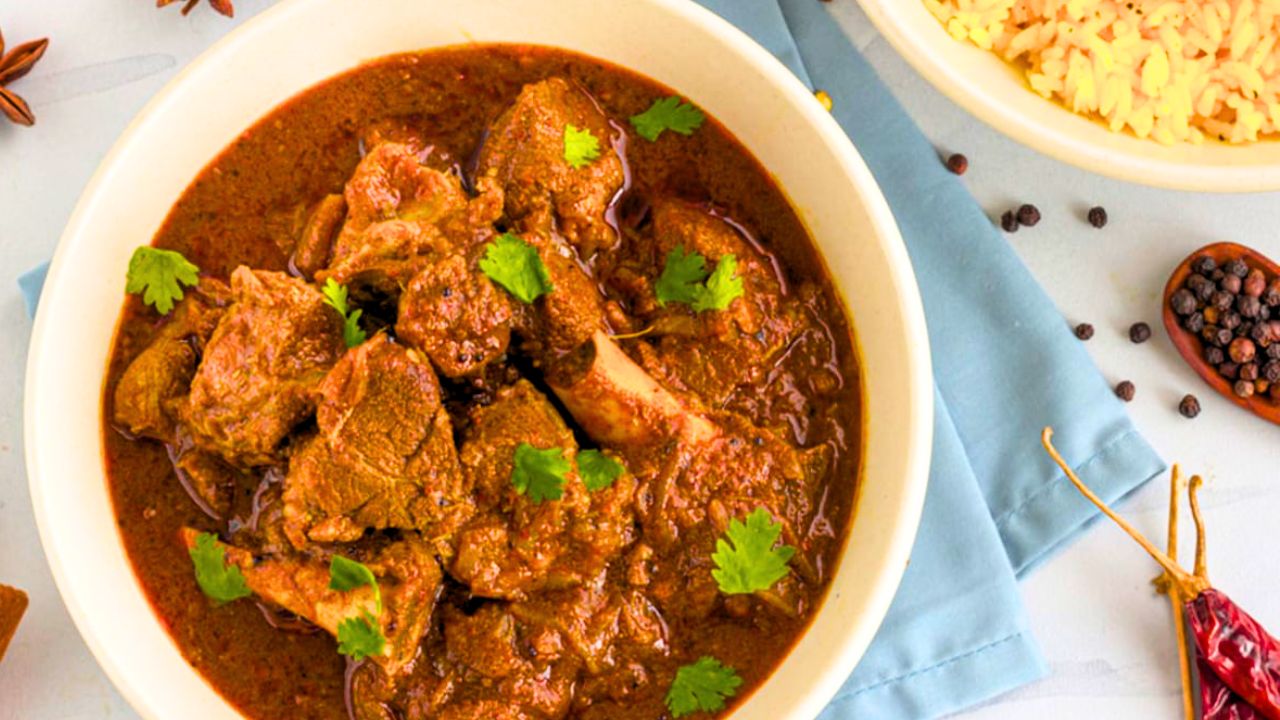 When to put curd in mutton recipe 