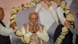 Narendra Modi expresses gratitude after Bihar victory.