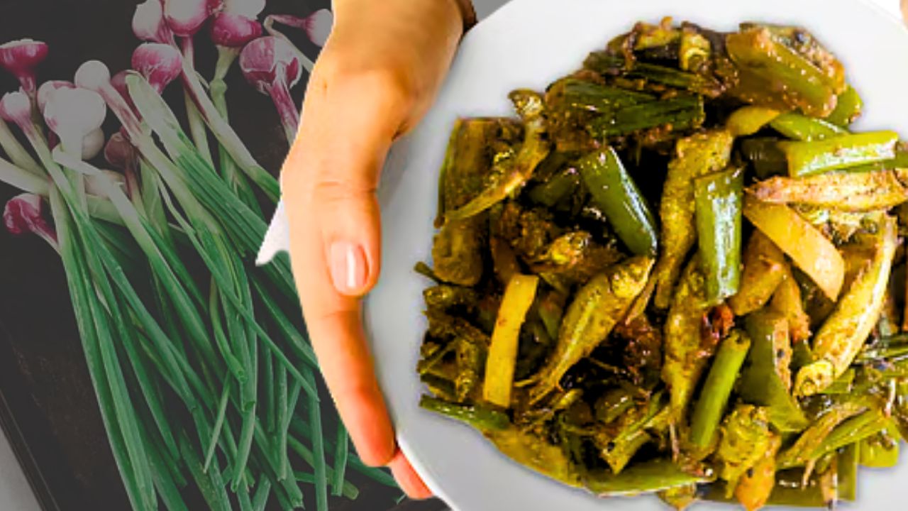 Receipe this winter make this recipe for Tangra fish with onion sprouts