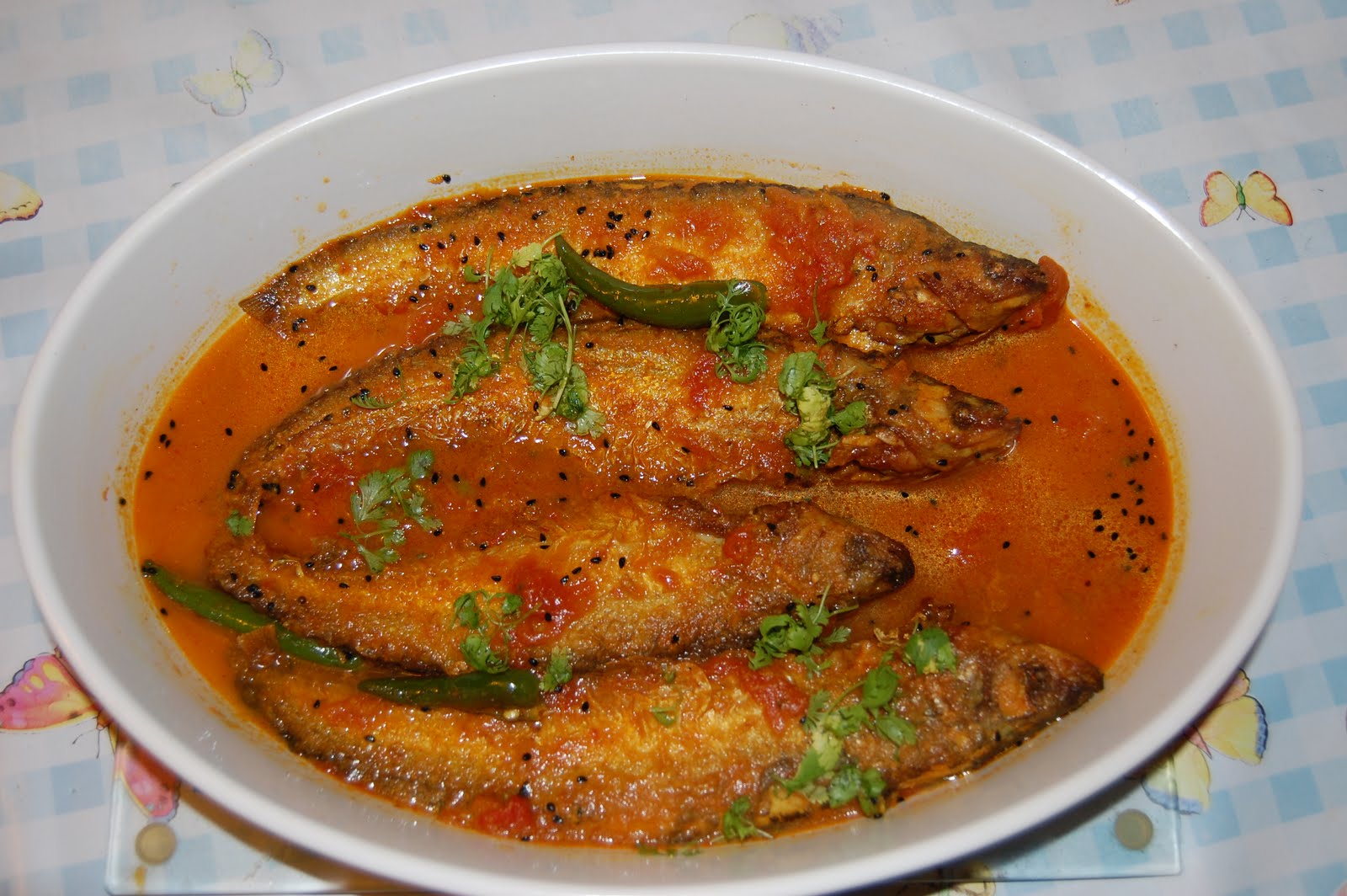 Bengali fish recipe pabda tel jhal 