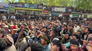 Again Pakistan occupied Kashmir is in turmoil.