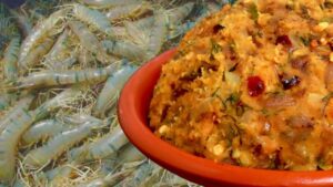 Recipe for a unique filling made with the magic of shrimp and lentils