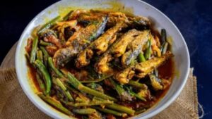 Receipe this winter make this recipe for Tangra fish with onion sprouts