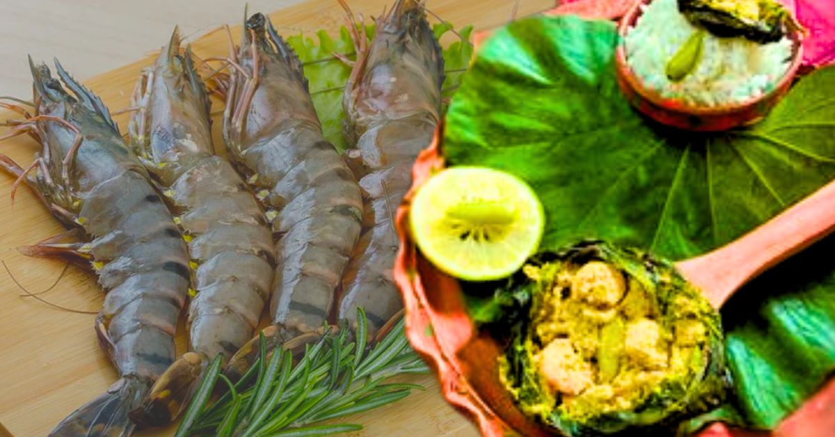 Recipe shrimp paturi is easy to cook and tastes great it will even compete with hilsa
