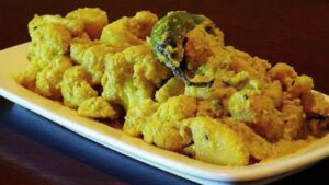 Recipe homemade vegetarian poppy seeds using cauliflower as a potato substitute