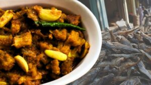 Recipe skip the lotte-kachki and try Sidal Shutki here is the dish