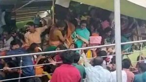 9 dead in stampede at Venkateshwara Swamy temple.