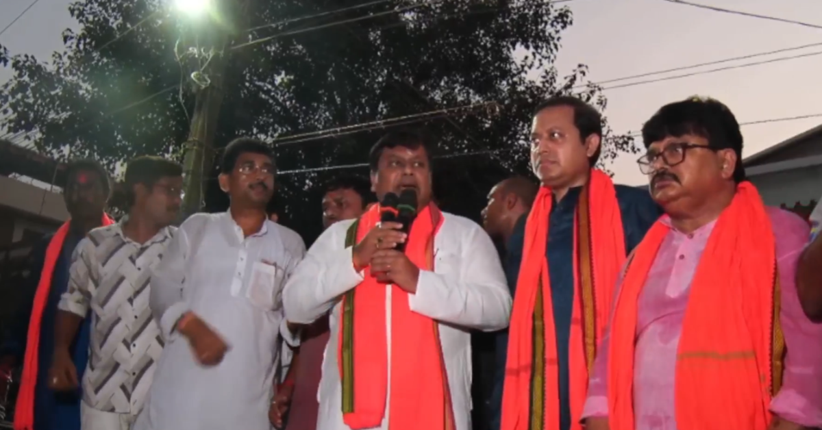Sukanta Majumdar Leads BJP Protest Over Krishnanagar Police Misconduct