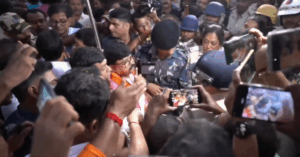 Sukanta Majumdar Leads BJP Protest Over Krishnanagar Police Misconduct