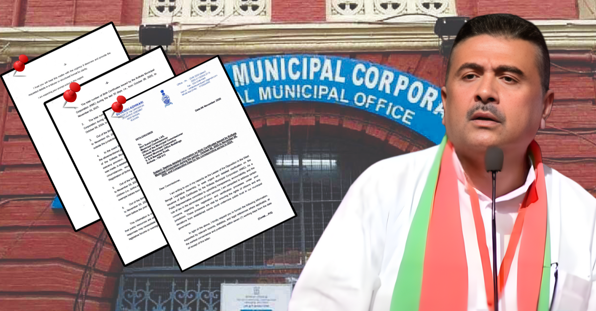 Suvendu Adhikari Alleges KMC Illegally Distributing Birth Certificates Amid SIR Exercise