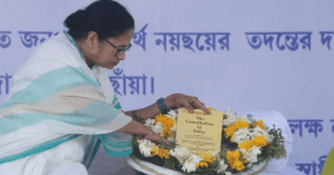 Mamata Banerjee and Abhishek Lead Constitution March from Ambedkar to Tagore
