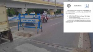 Taratala Flyover will remain closed for three consecutive days