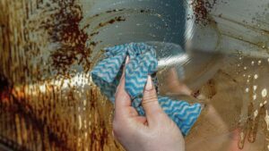 Kitchen Tips remove stubborn oil stains from your chimney home remedies