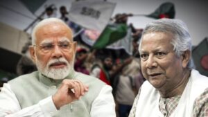 Amidst the unrest, tensions arise in India-Bangladesh relations.