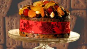 Recipe make a fruit cake with biscuits at home this christmas
