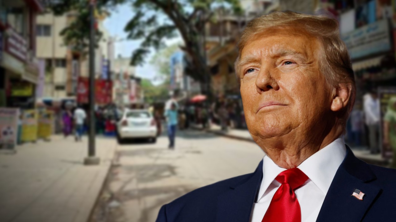 This city in India naming a street after Donald Trump.