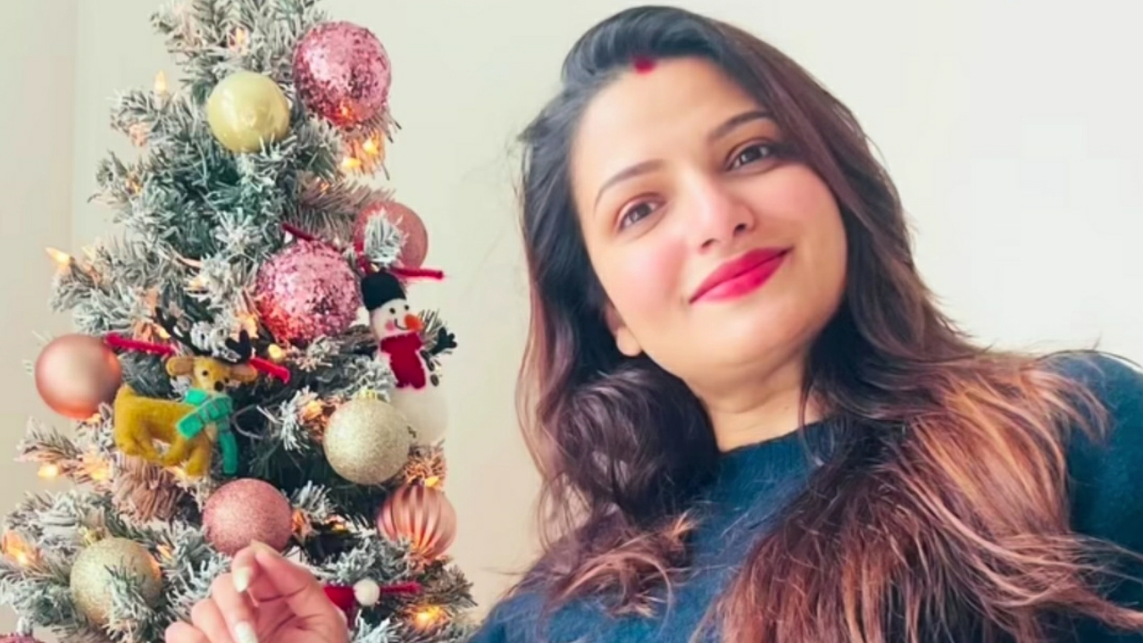 Tanushree Chakraborty shared Christmas video 
