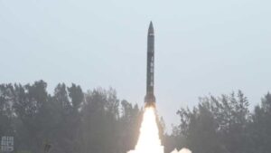 India successfully launched the 'Pralay' missile.