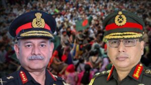 Amidst the unrest India-Bangladesh held a phone conversation.