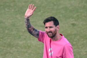 Lionel Messi expresses desire to return to India.